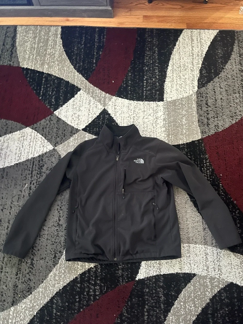 The North Face Men's Black Lightweight Jacket with Zip Pockets